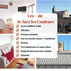  Apartment Je Jazz Les Couleurs A - Centre Unesco - Parking - Climatisation - Animaux Acceptes